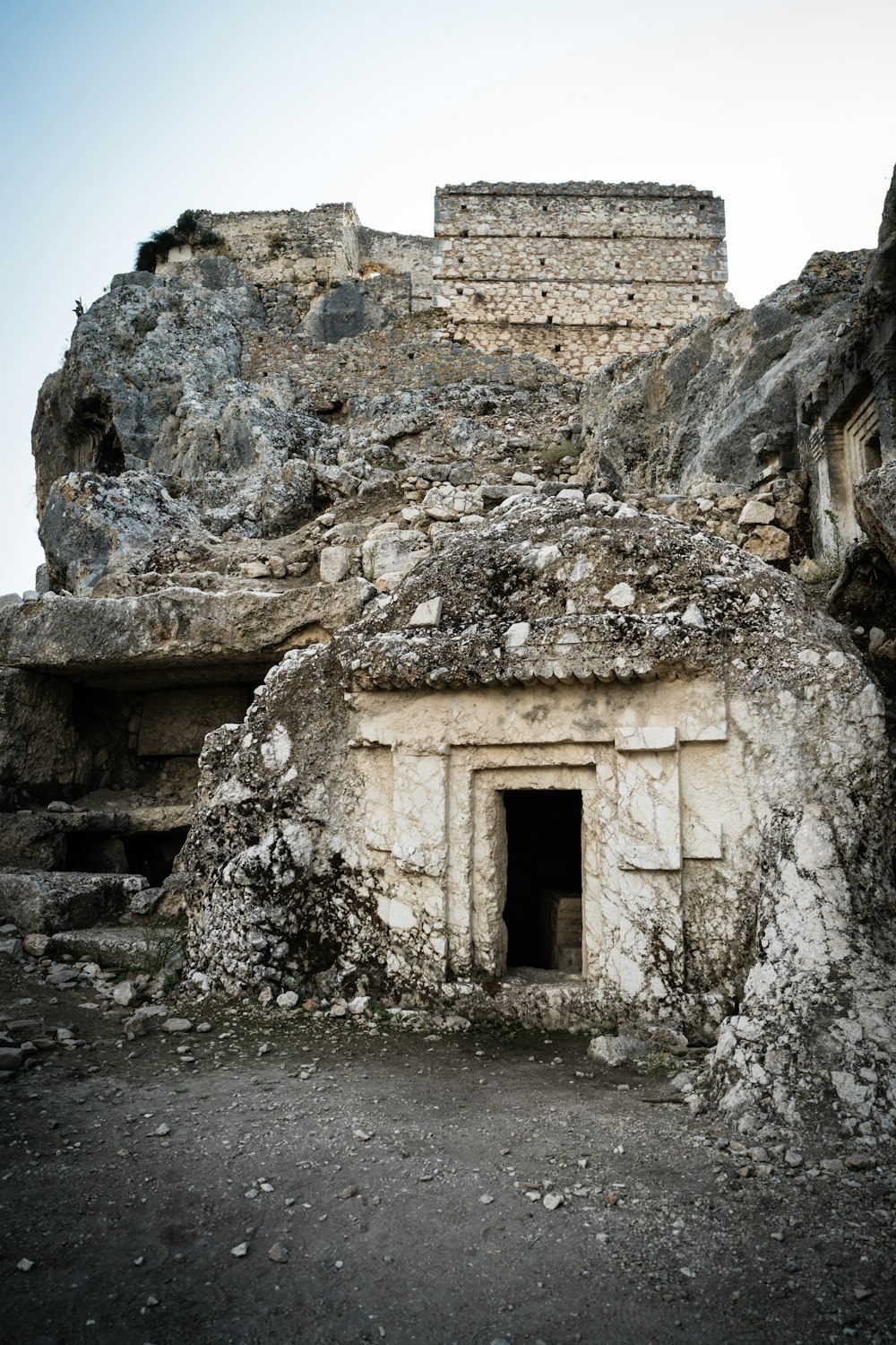 a building that has been destroyed