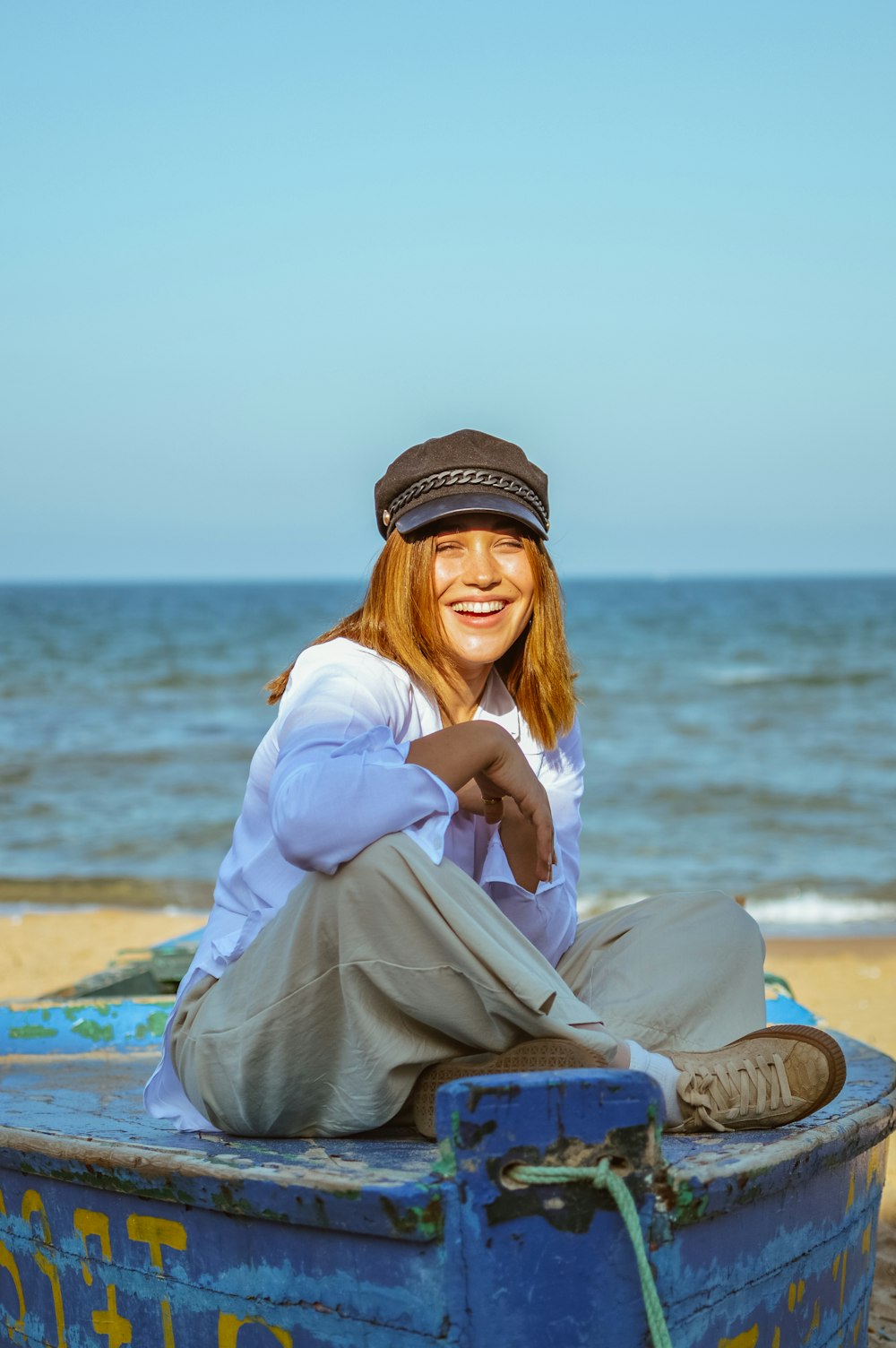 a person sitting on a bench