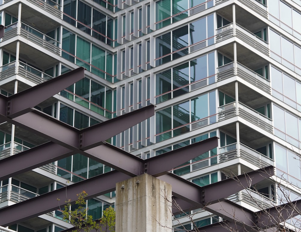 a building with balconies