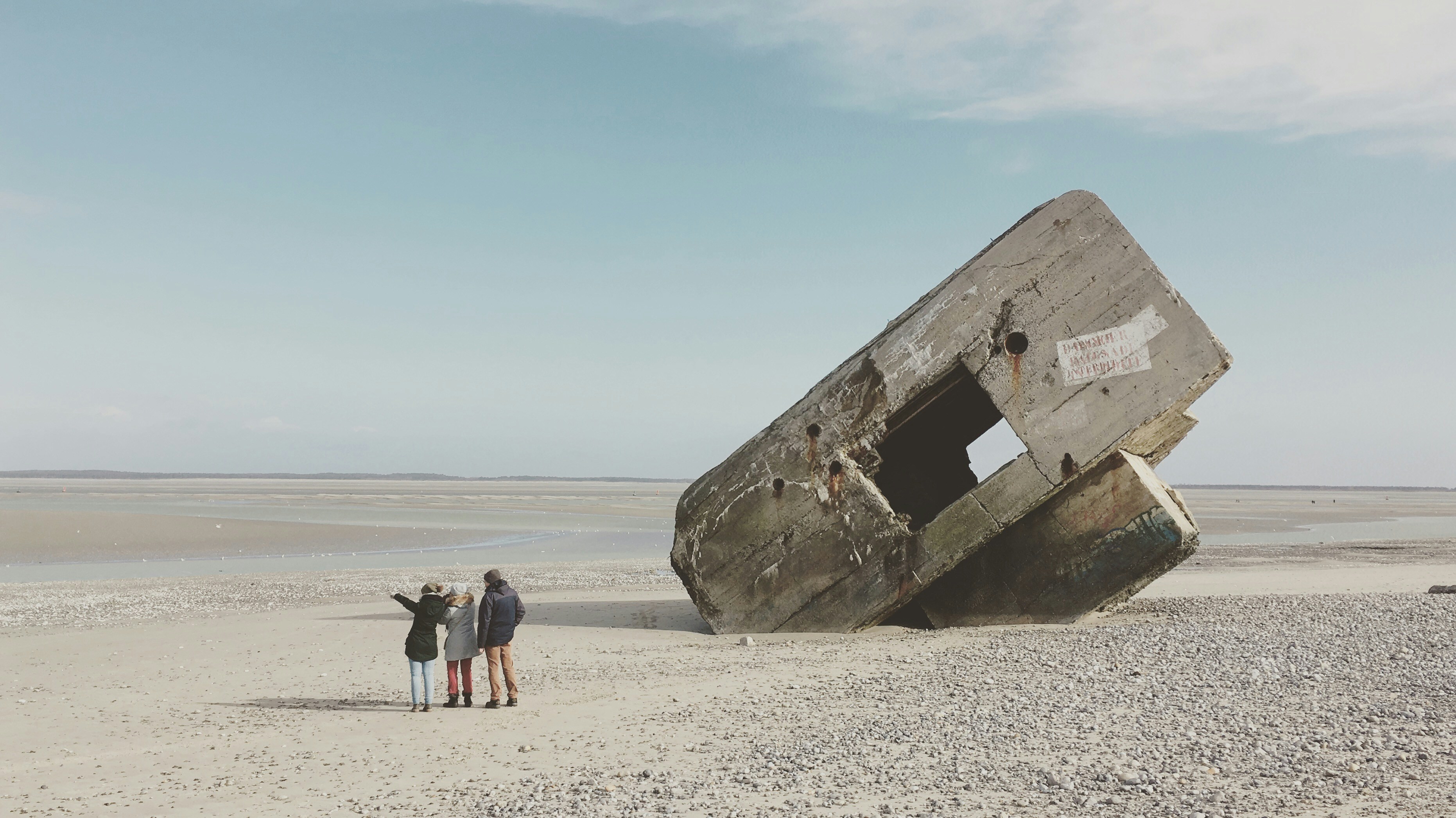 Plage de Cayeux sur Mer en France