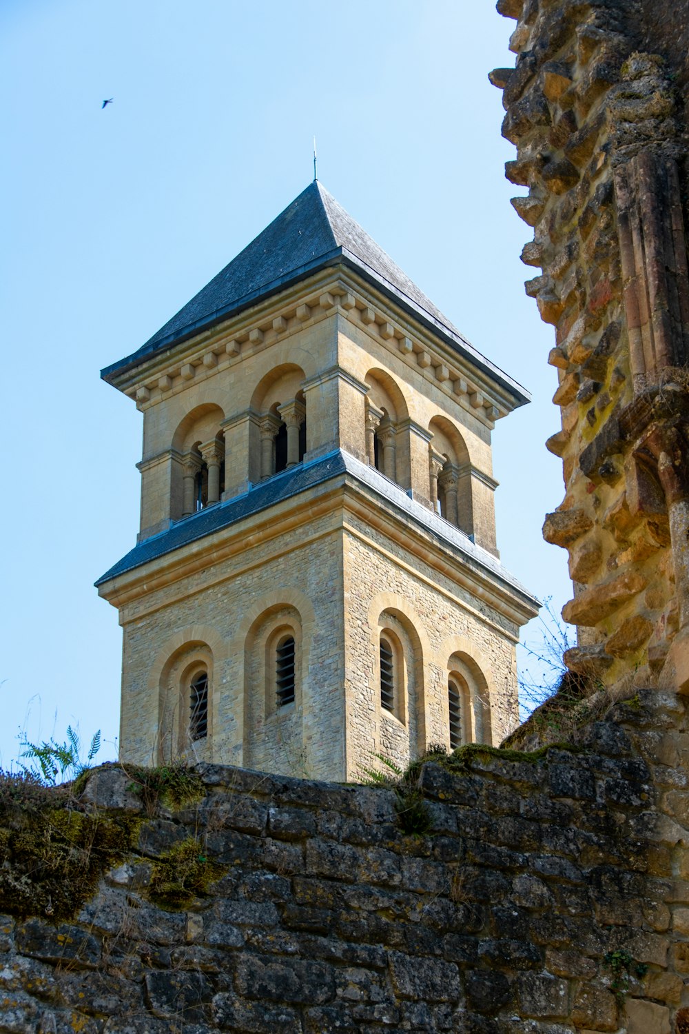 a building with a steeple