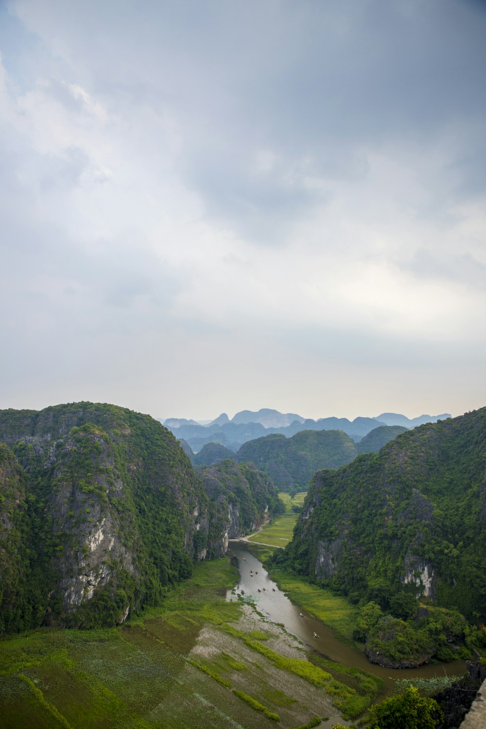 a river running through a valley