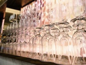 a group of glass jars