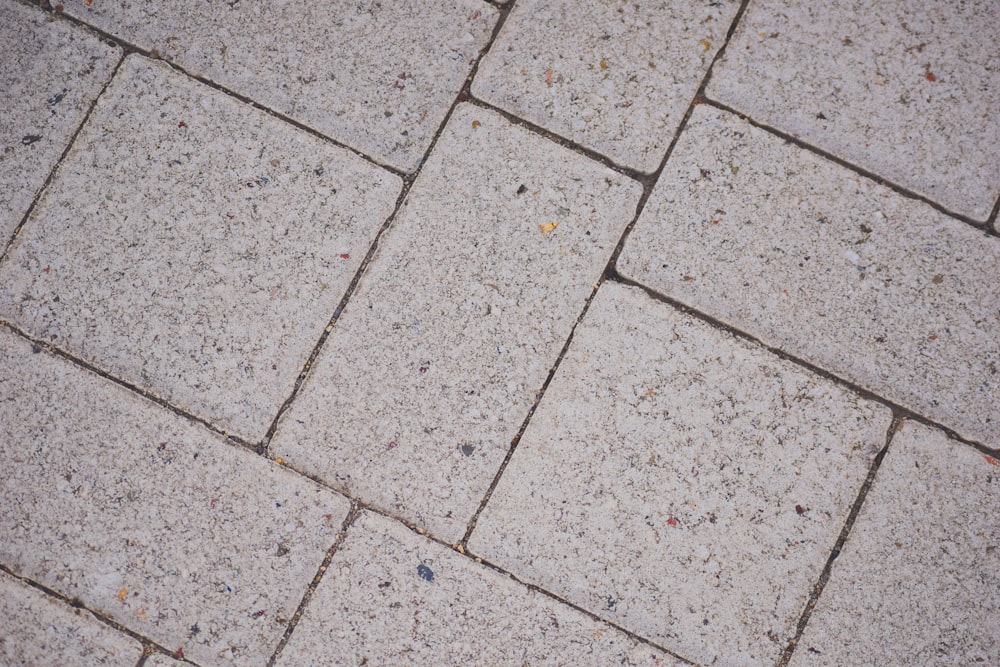 a close-up of a paved area