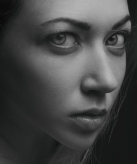A close-up of a hyper-realistic portrait showcasing intricate details.