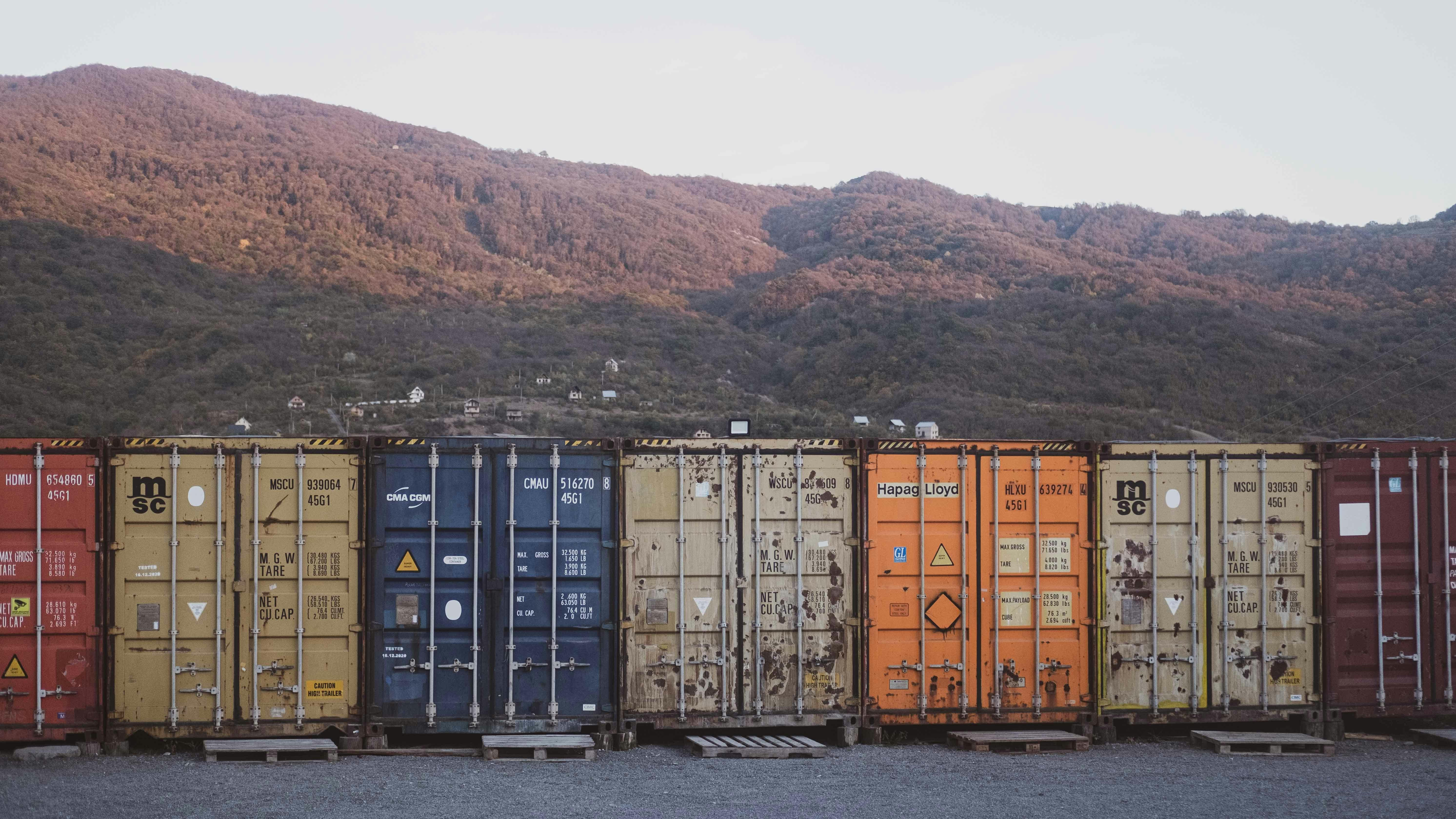 cargo shipping containers