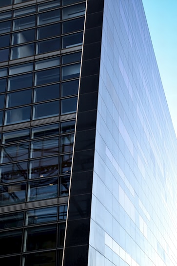 a tall building with windows