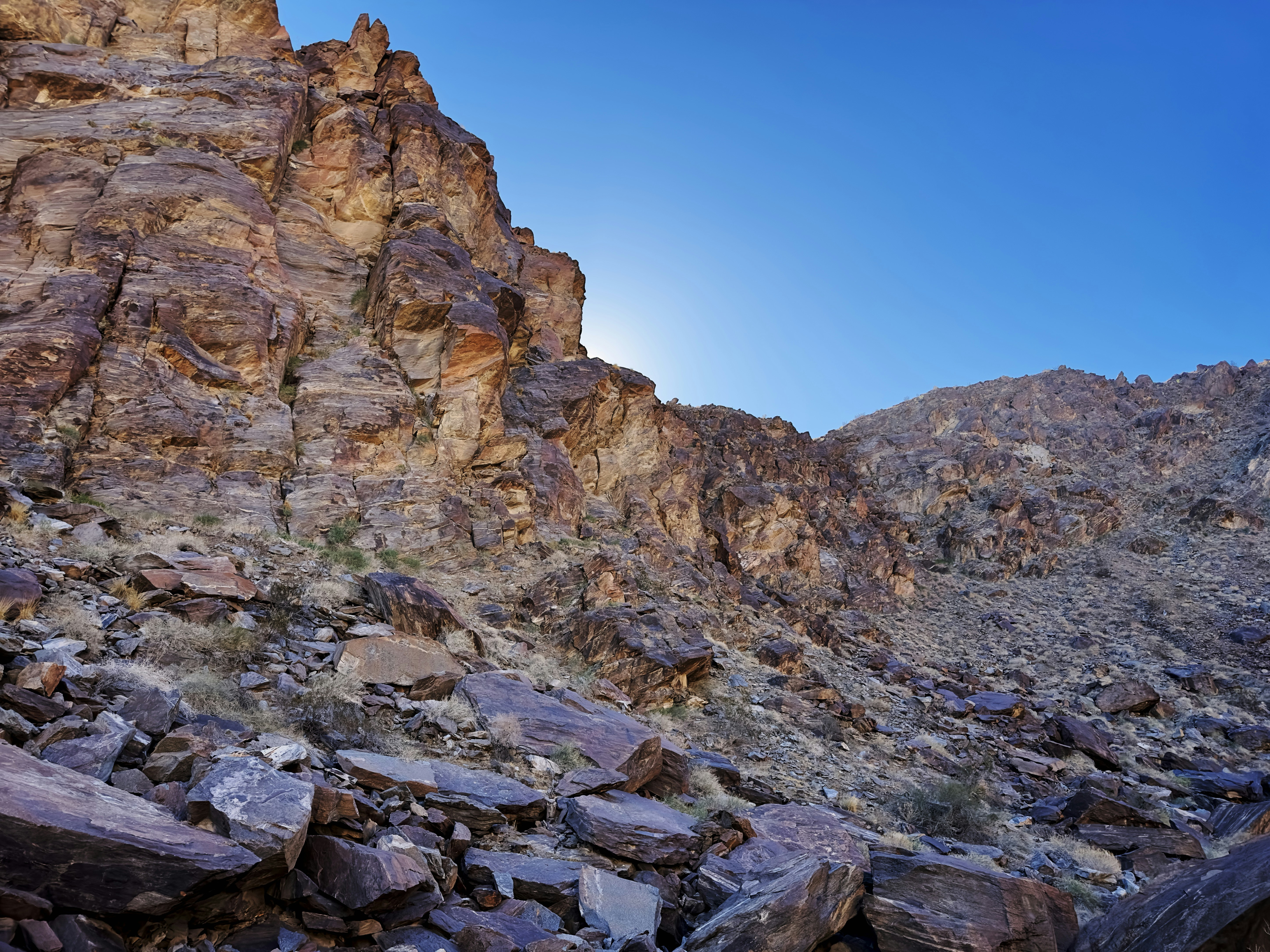 a rocky mountain side