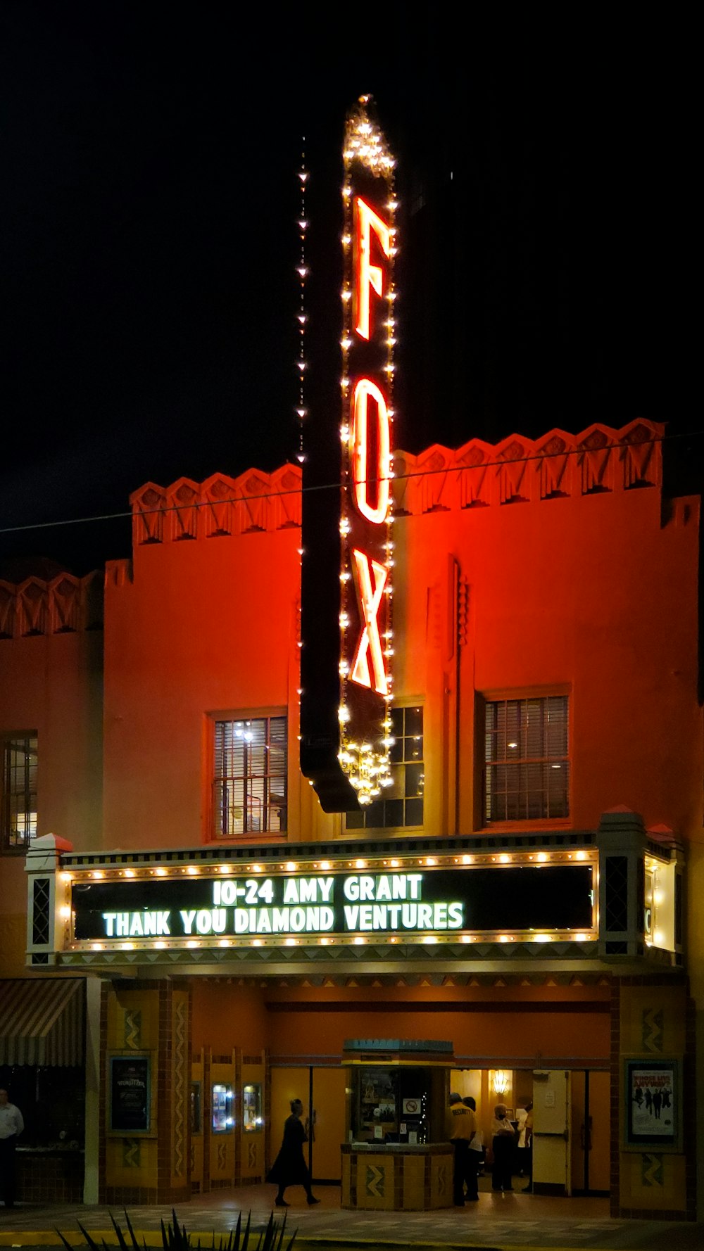 a building with a sign on it