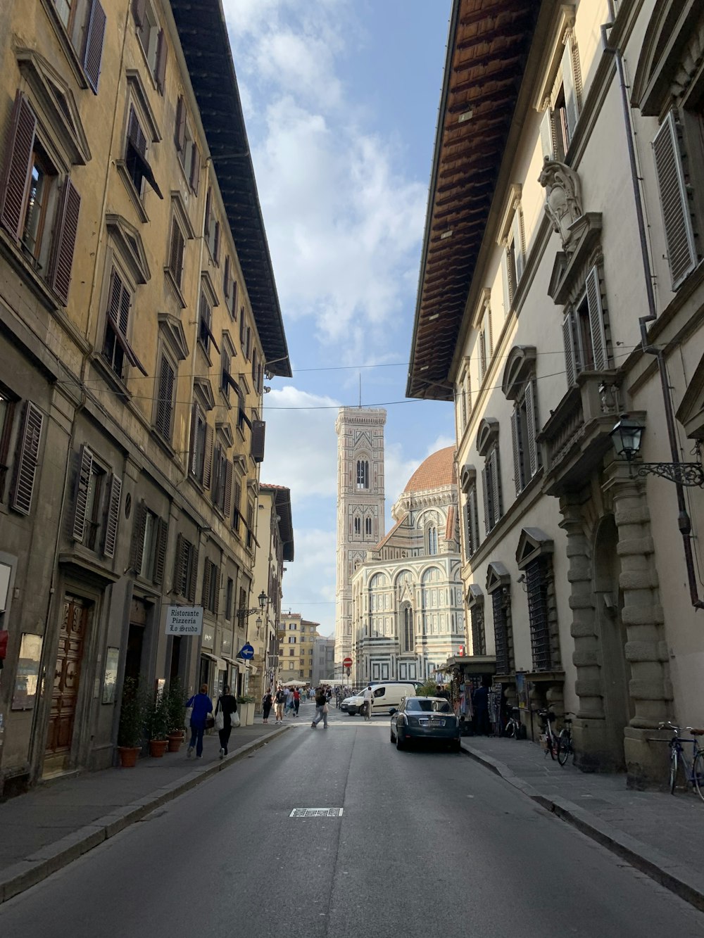 a street with buildings on both sides