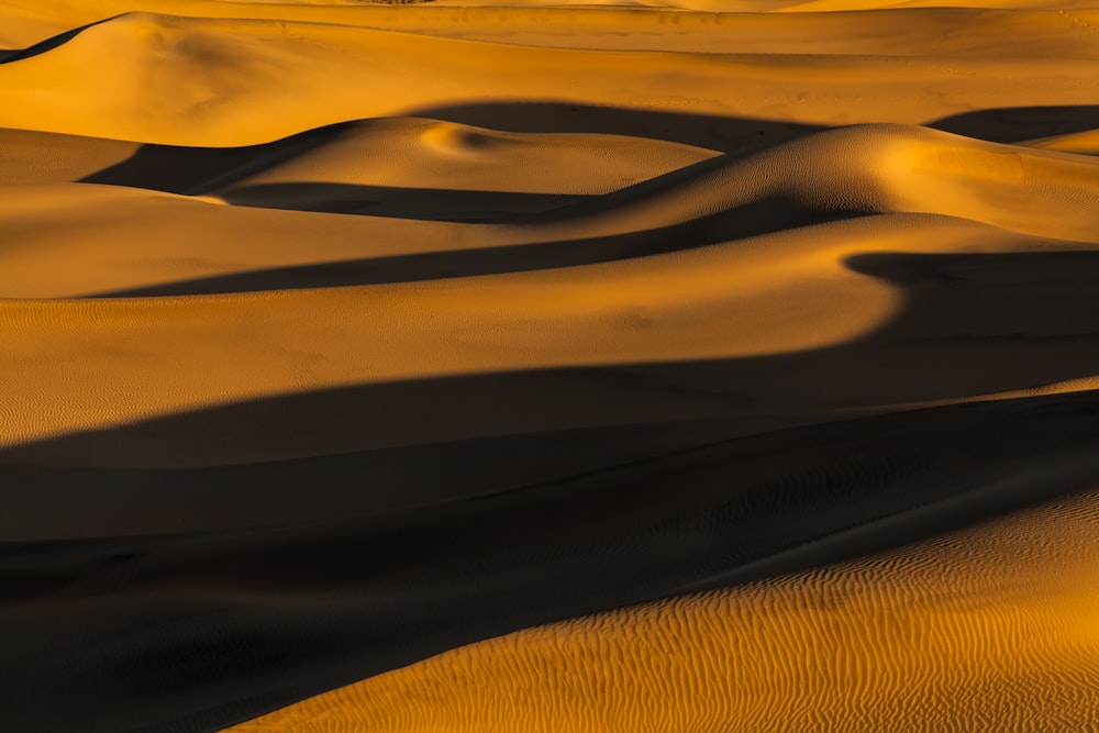 a desert landscape with sand