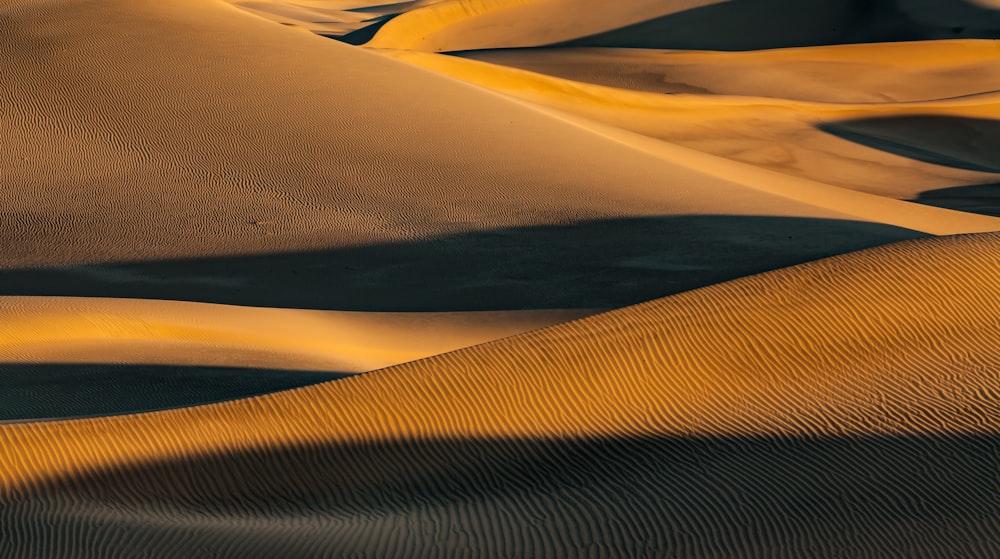 a desert landscape with sand dunes