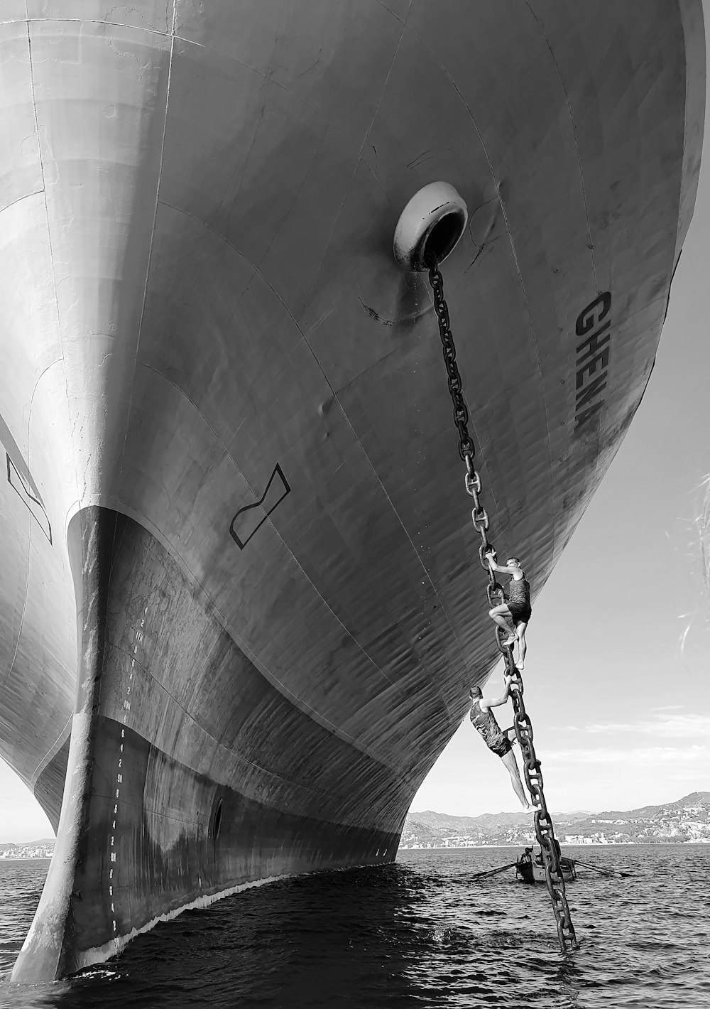 a large ship with a large sail