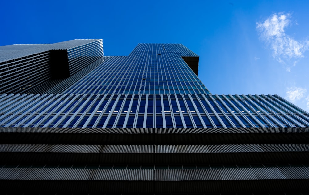 a low angle view of a building