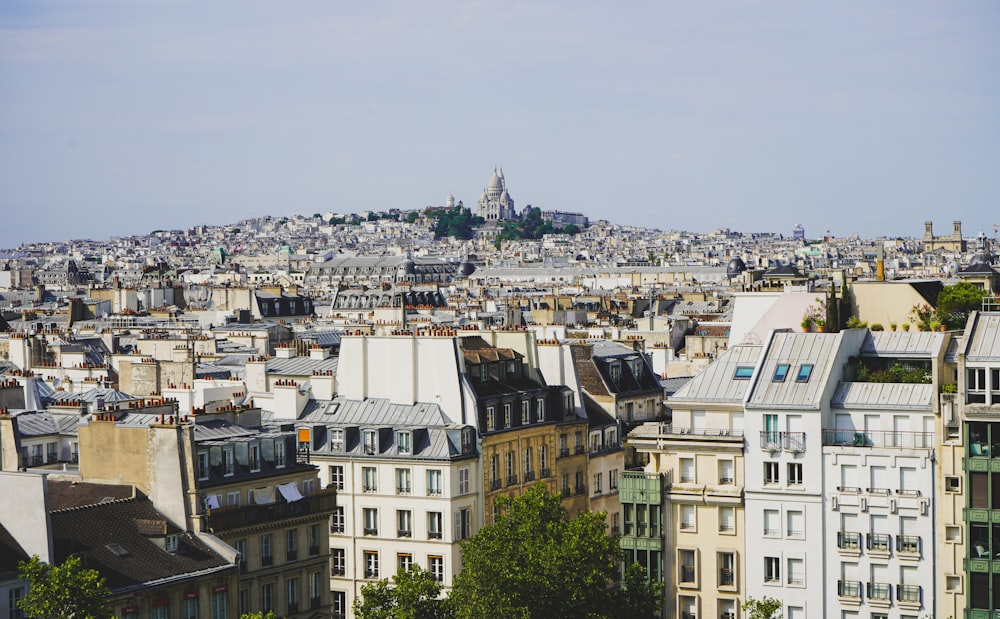 a city with many buildings