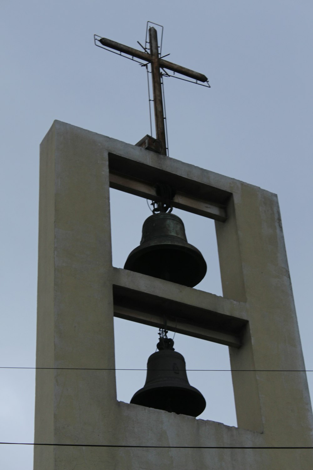 a bell on a building