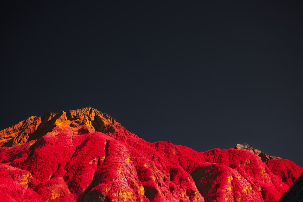 a red rock formation