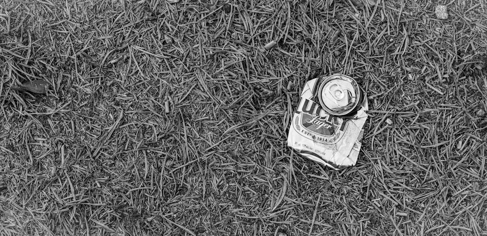 a can on the ground