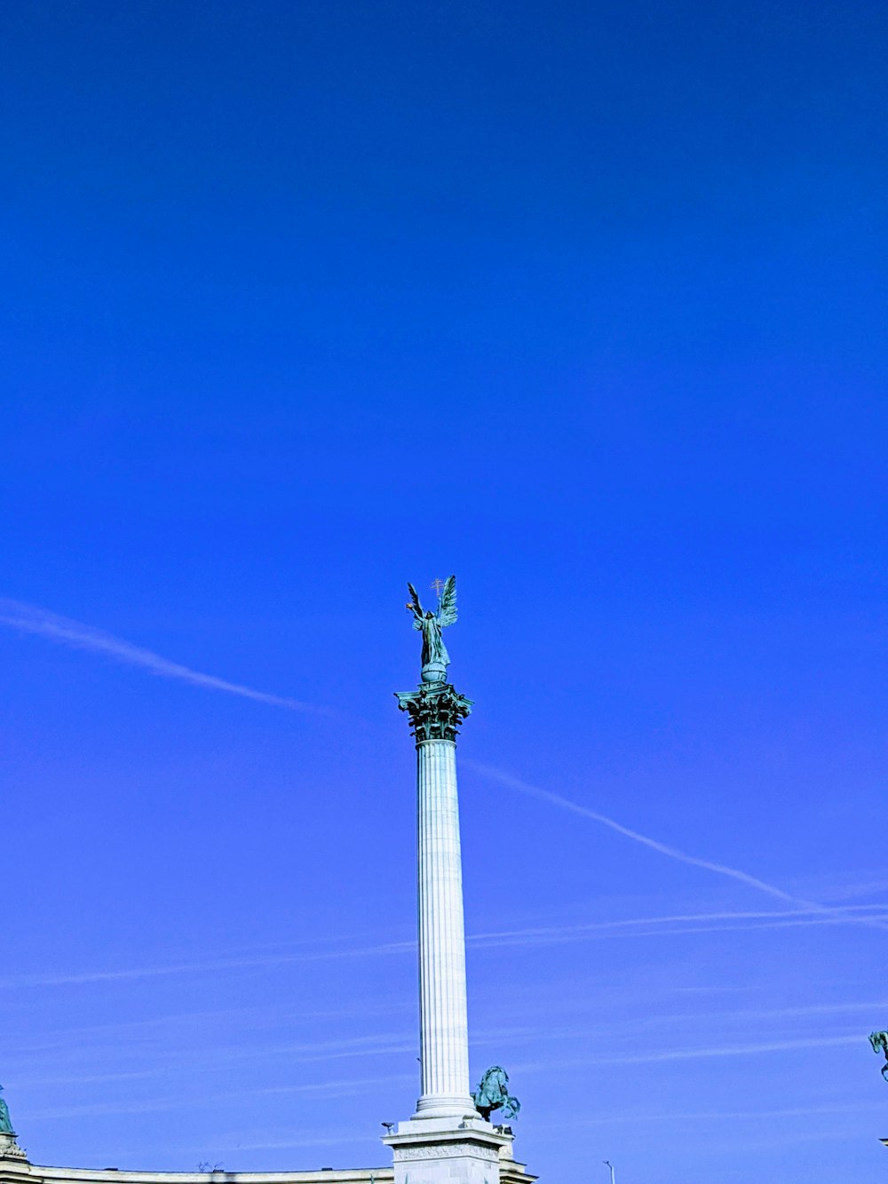 a statue on a pedestal