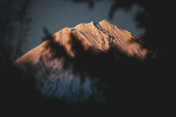 A large rock with a hole in it — Kamchatka, Russia