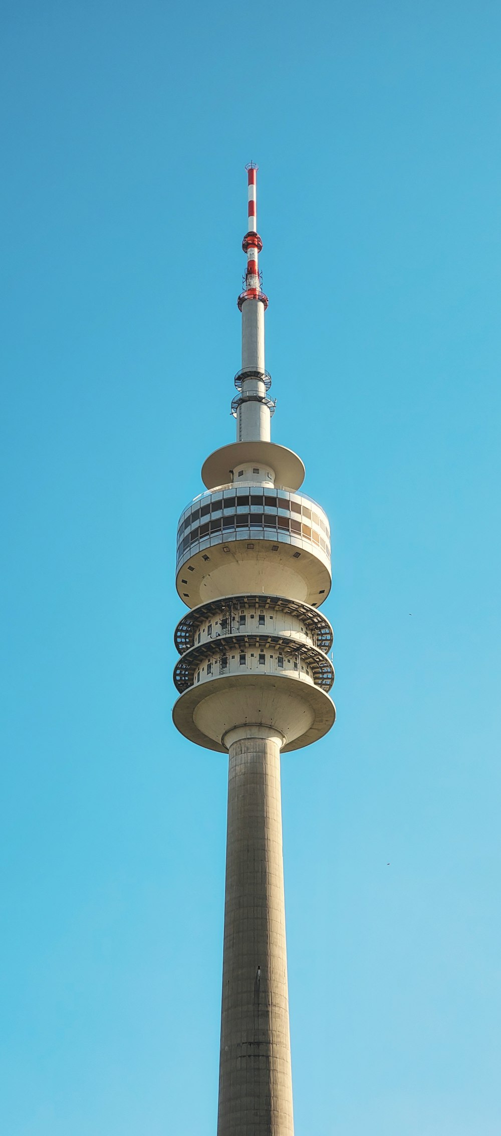 a tall tower with a circular top