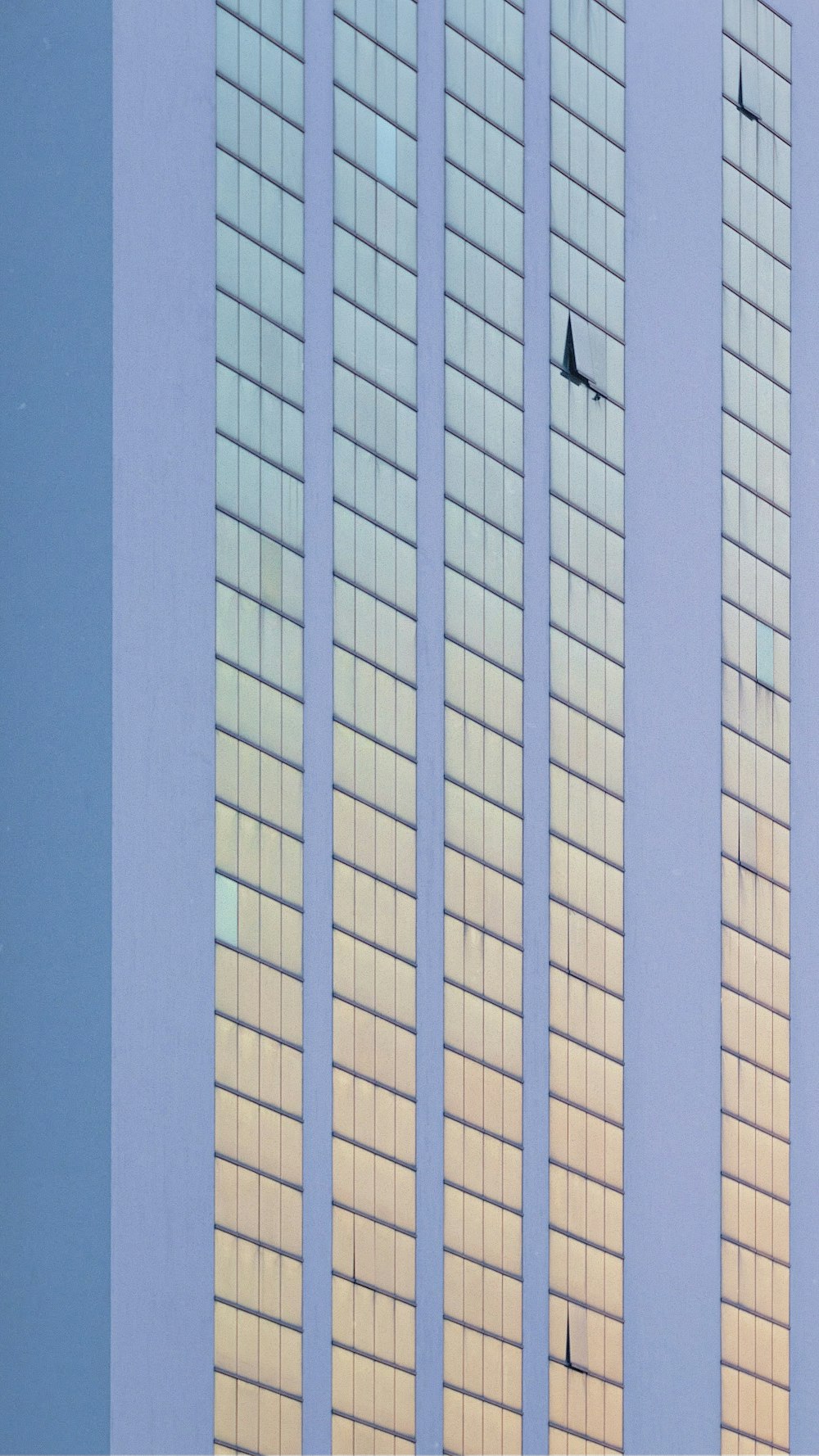 a tall building with windows