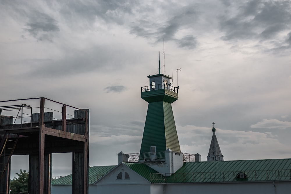 a building with a tower