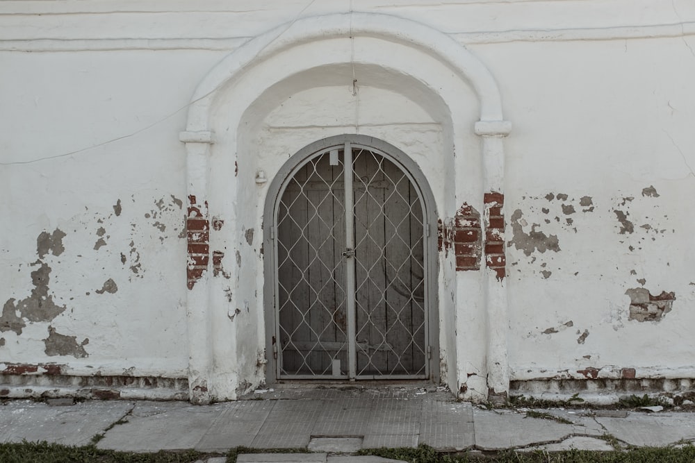 a door in a building