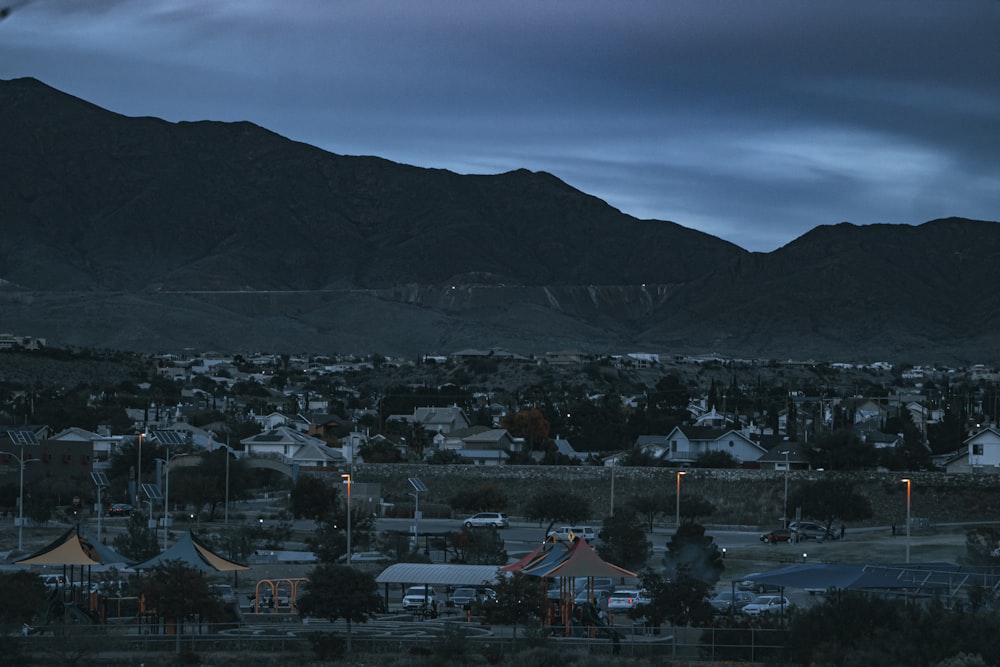 a town in the mountains