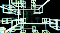 Abstract digital network connections glowing against a dark background.