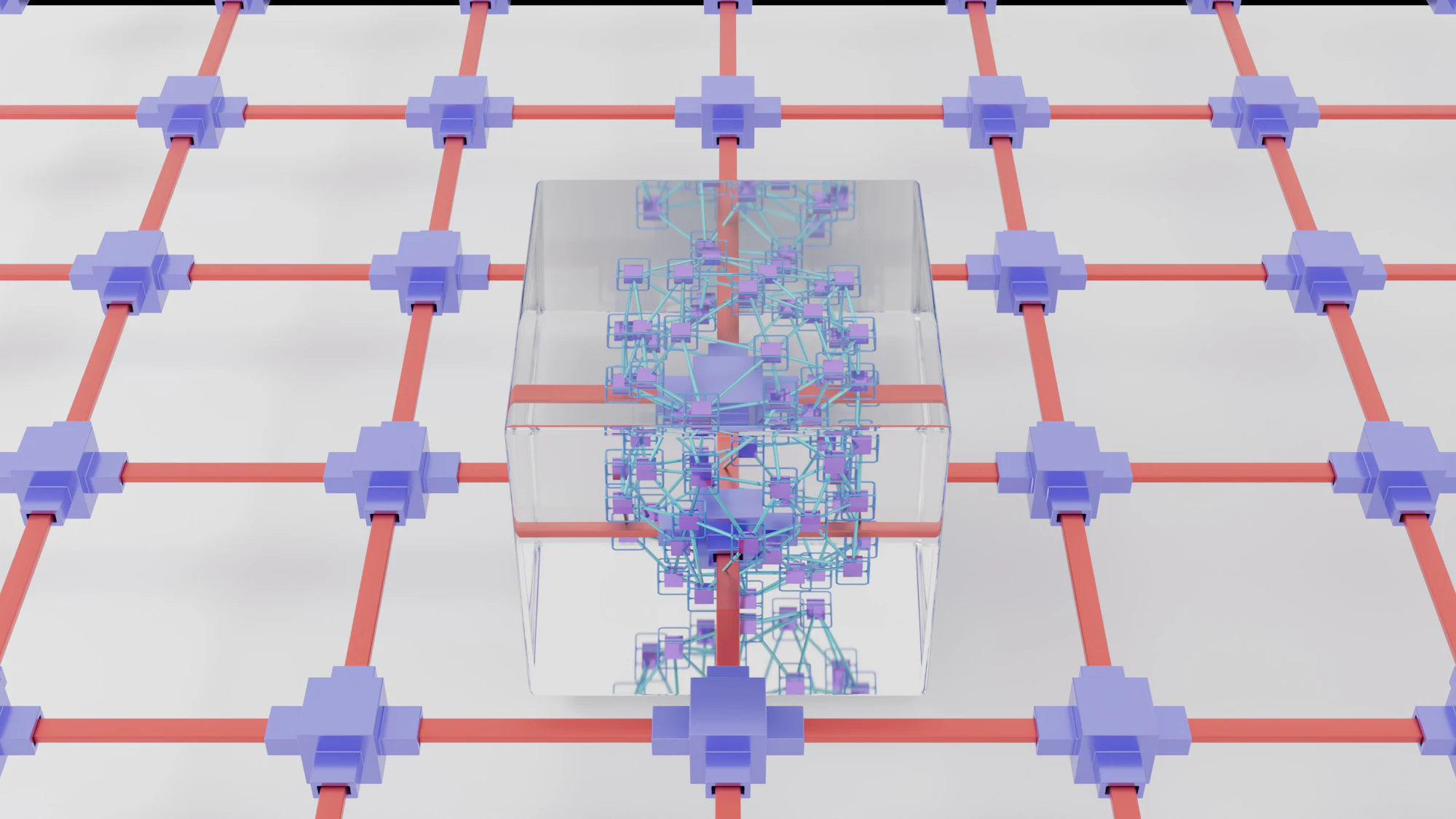 Network visualization background
