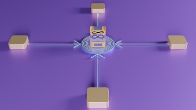 a robot with a light saber