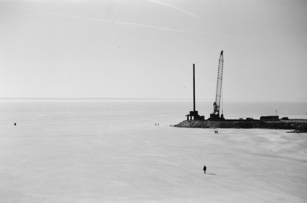 a large ship in the water