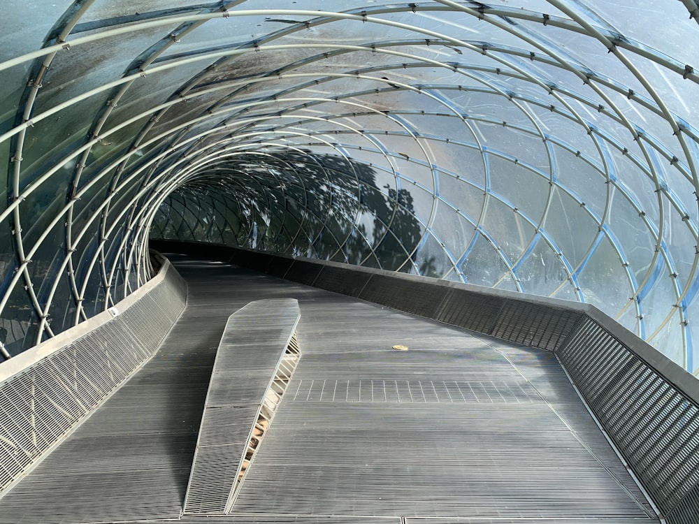 a large glass dome