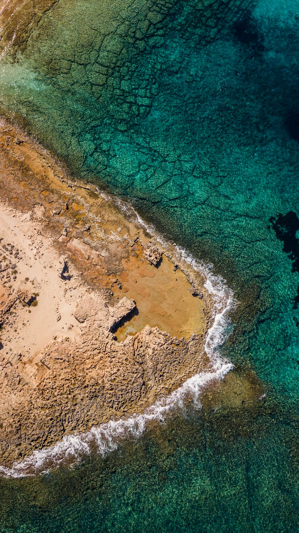 a beach with waves