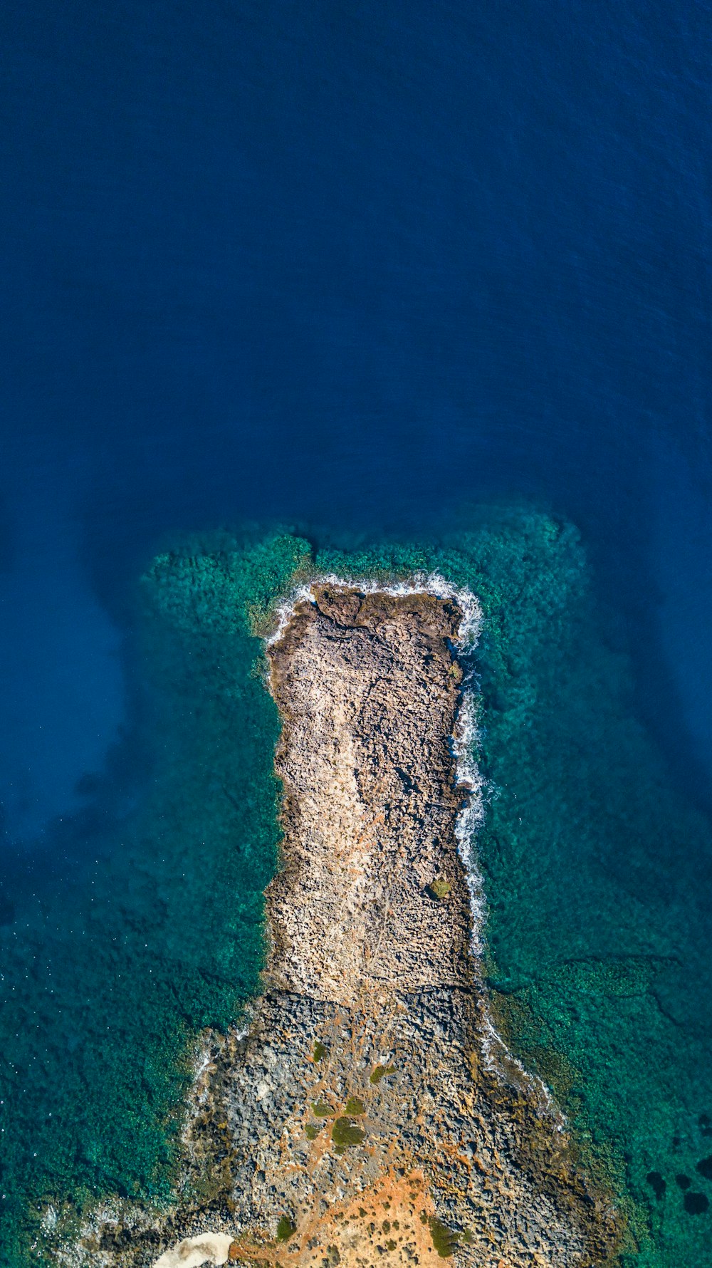 an island in the ocean