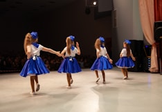 a group of girls dancing