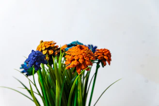 a group of flowers