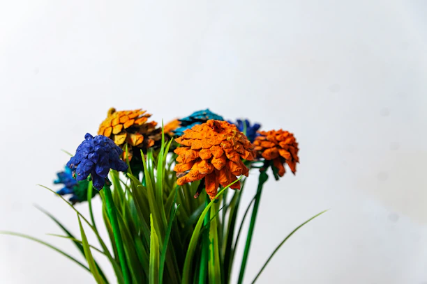 a group of flowers