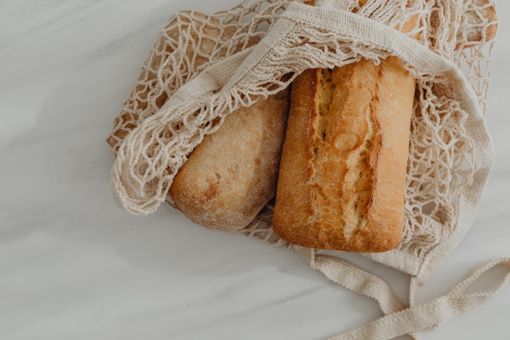 a basket of bread