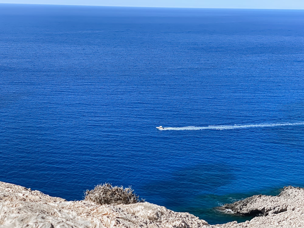 Un barco en el agua