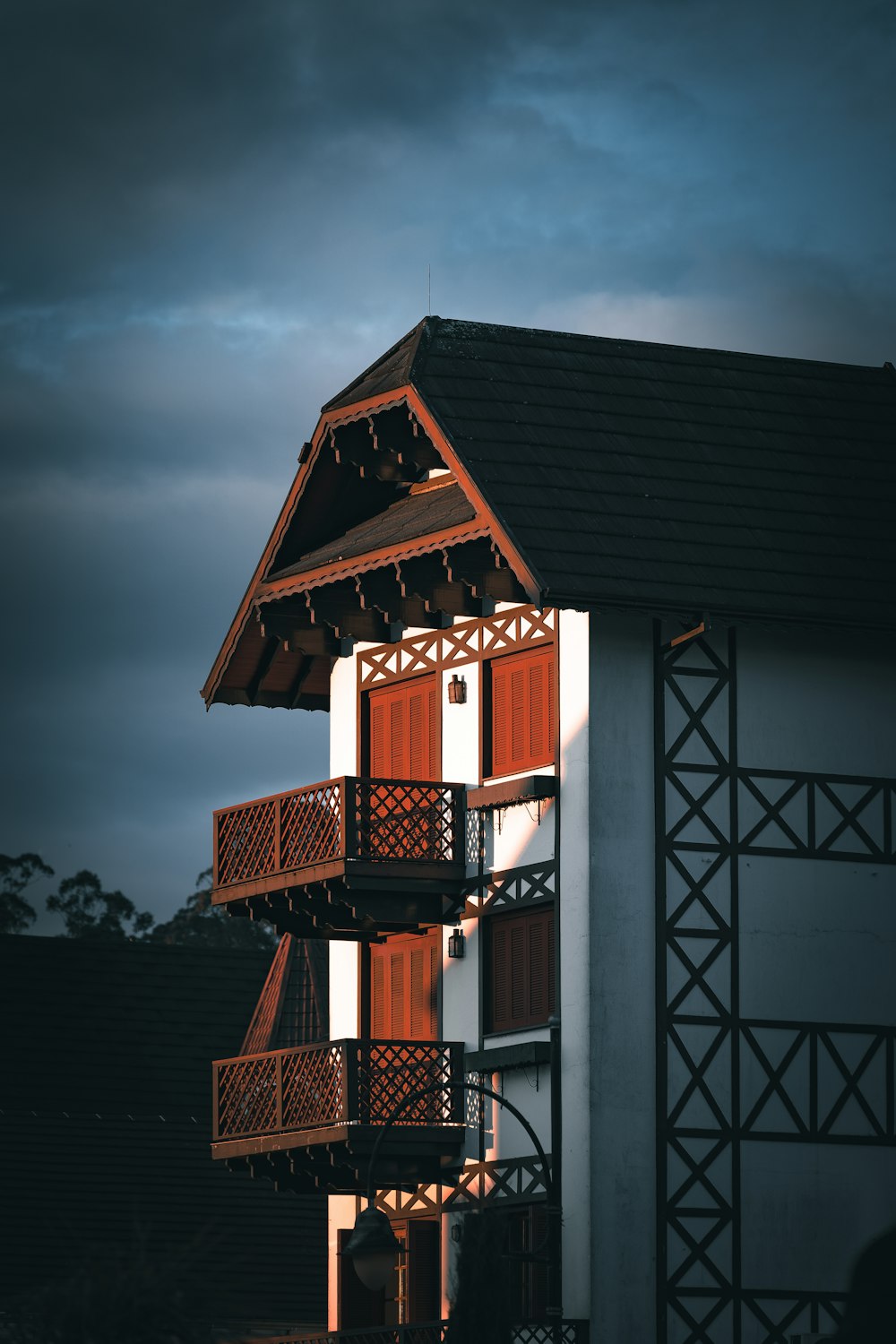 a building with a tower