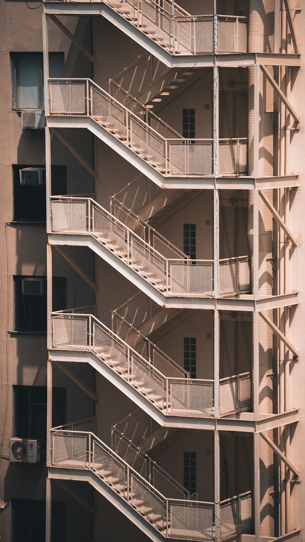 a building with balconies