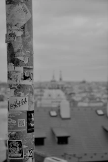 a pole with a sign on it