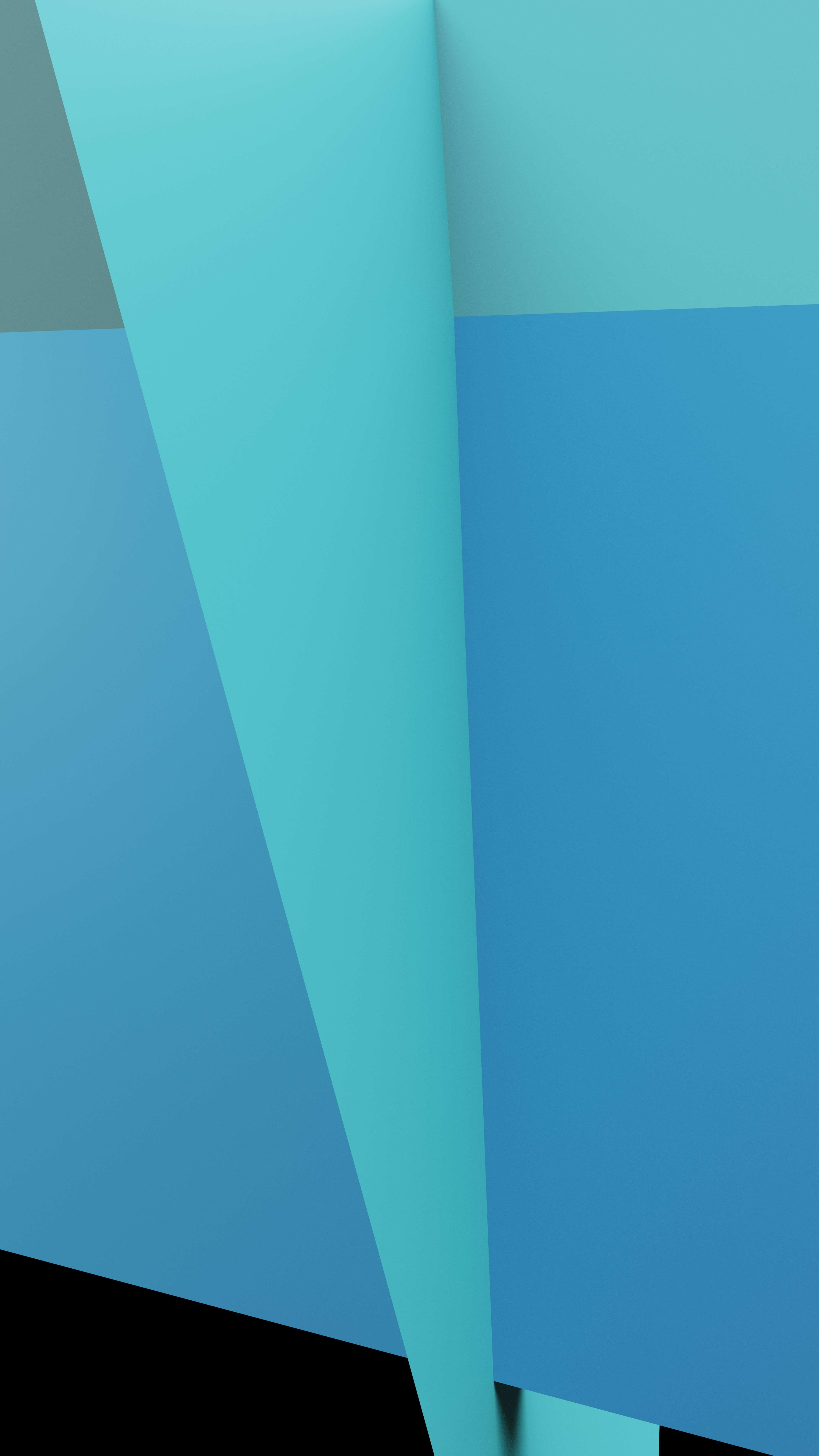 a blue wall with a white line