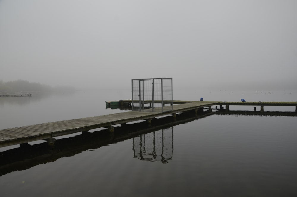 a dock in the water