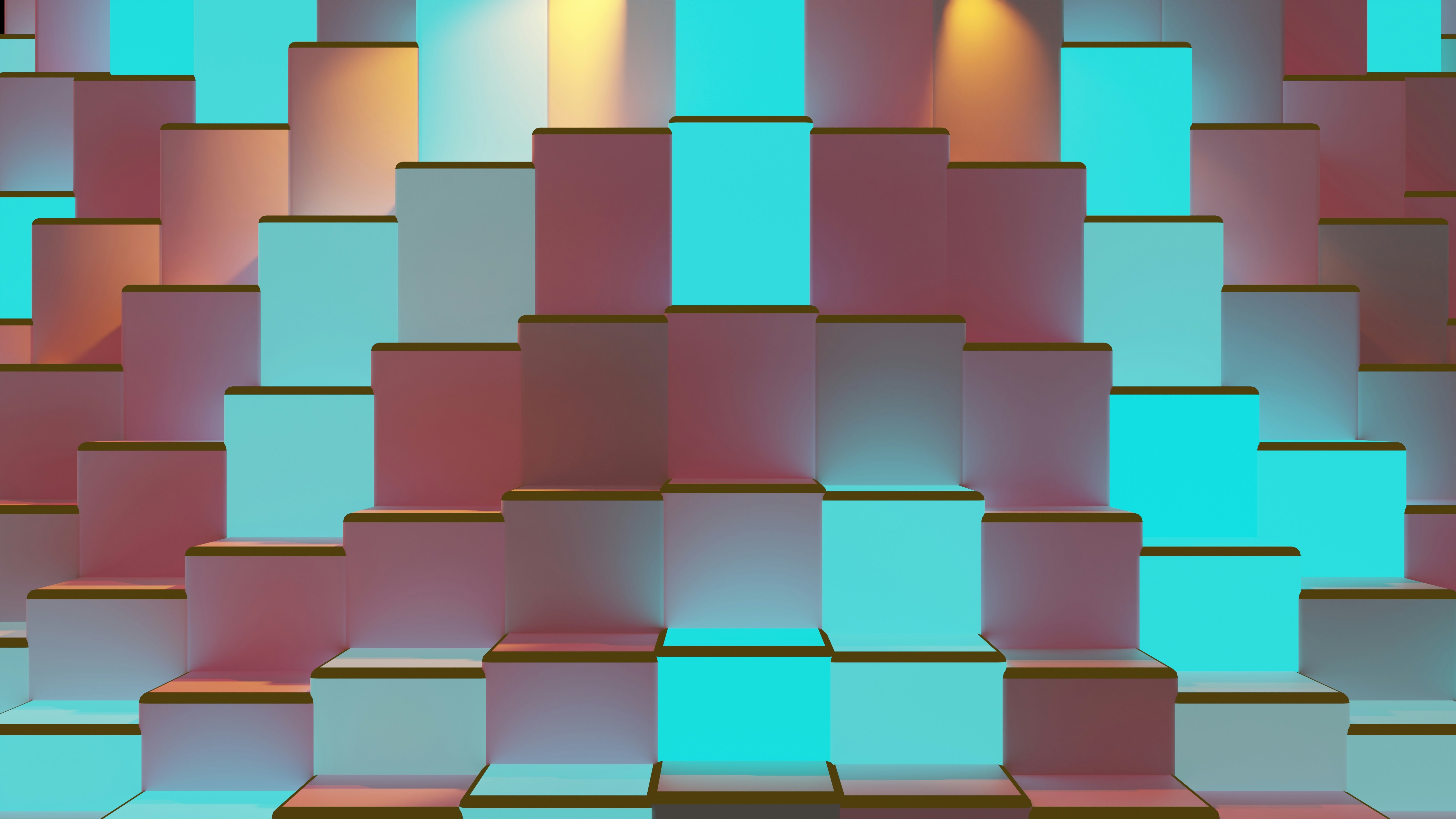 a group of colorful blocks