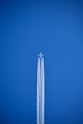 a rocket in the sky