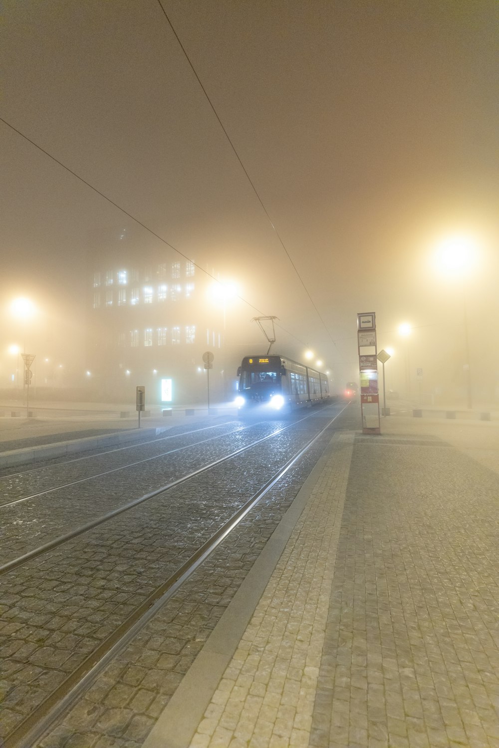 a train on a train track