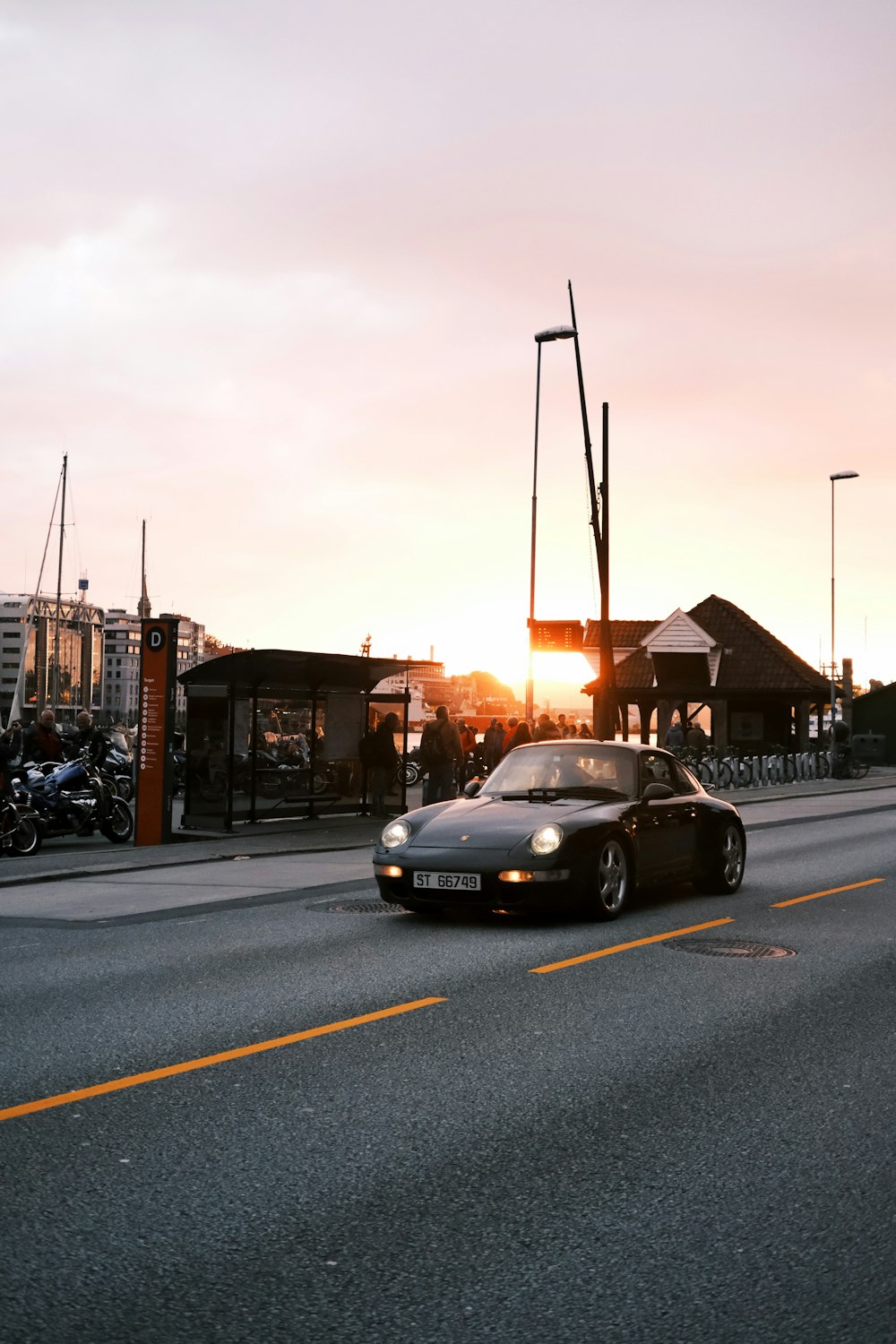 a car on the road